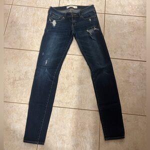Vintage Abercrombie & Fitch Super High Distressed Skinny Jean